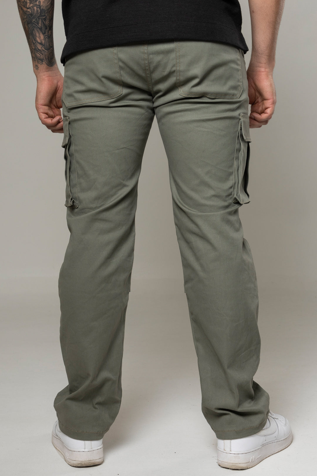 Pantalon Cargo Recto En Dril