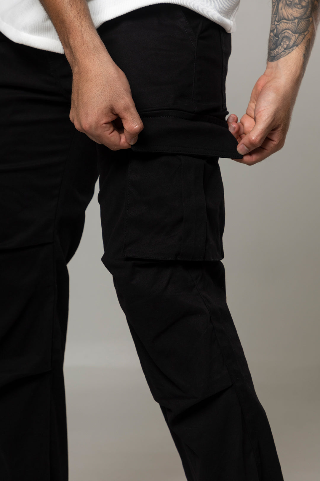 Pantalon Cargo Recto En Dril