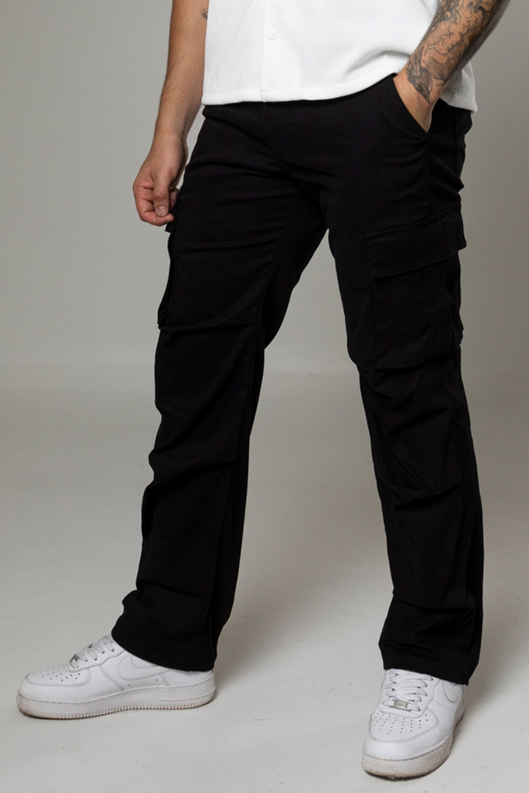 Pantalon Cargo Recto En Dril