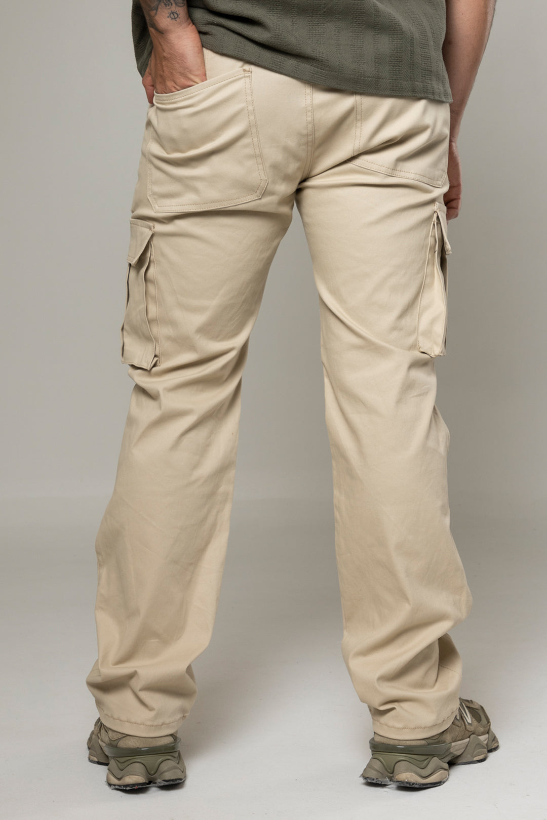 Pantalon Cargo Recto En Dril