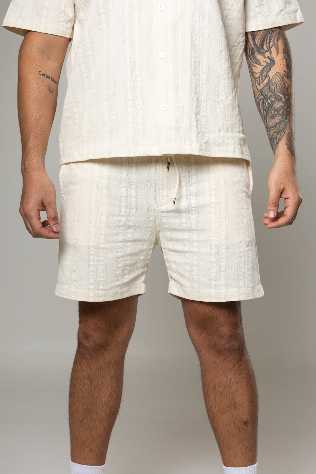 Bermuda Lino Texturizada