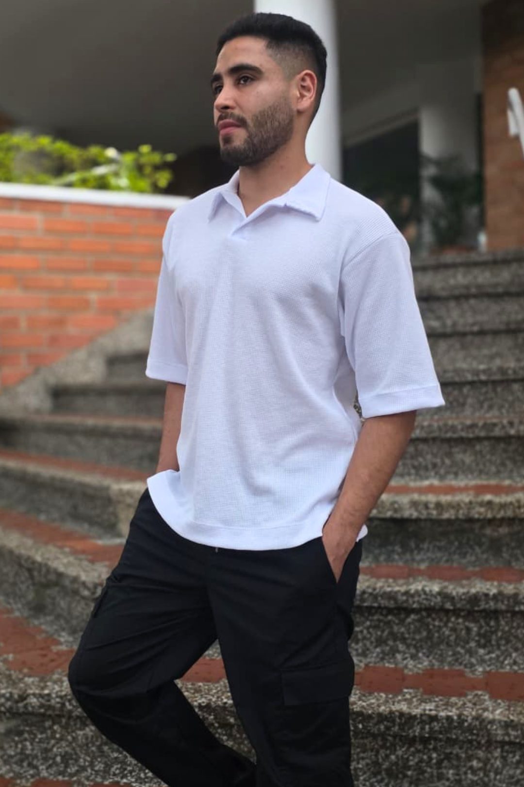Camiseta Polo Texturizada Interlok