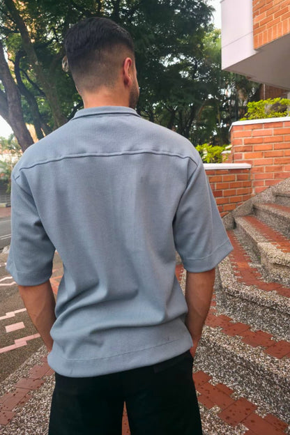 Camiseta Polo Texturizada Interlok